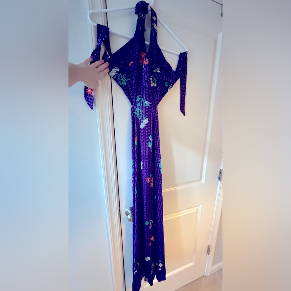 Vintage Purple Maxi dress size small